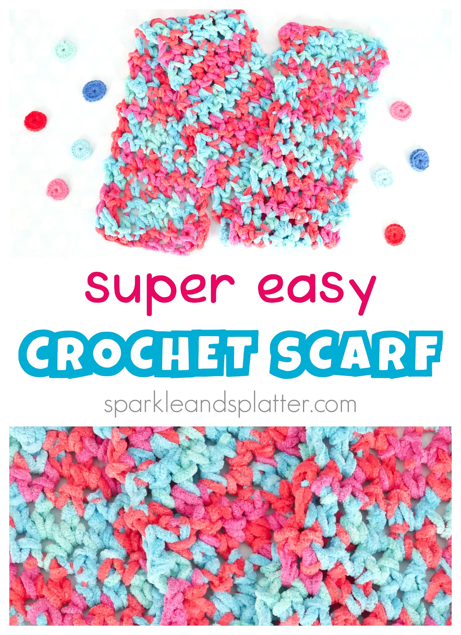 Crochet Super Easy Scarf