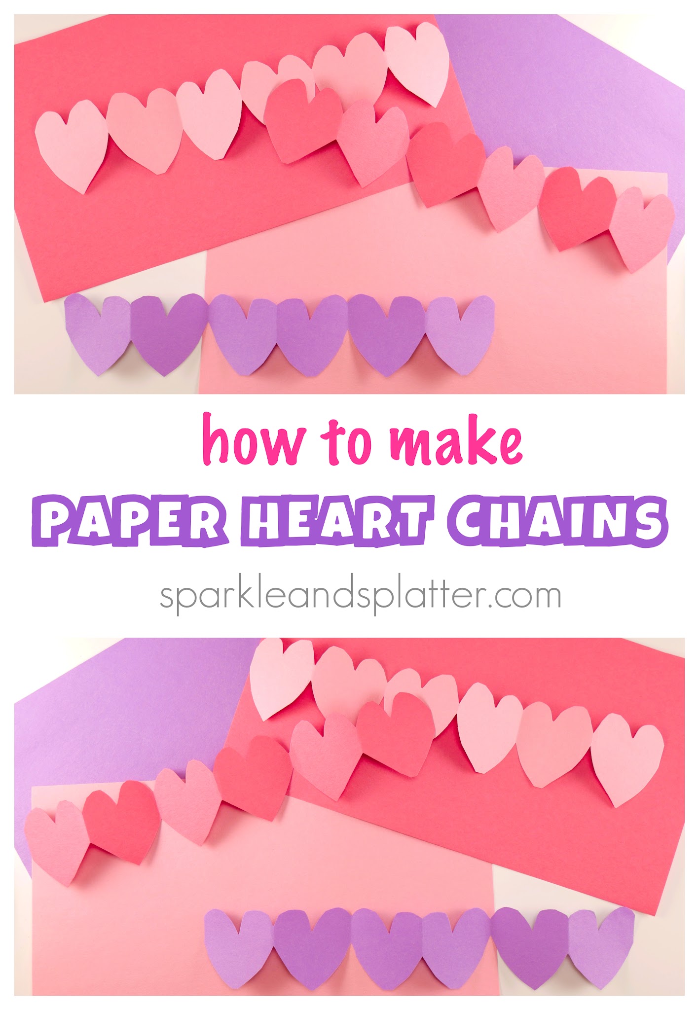 Paper Heart Chains