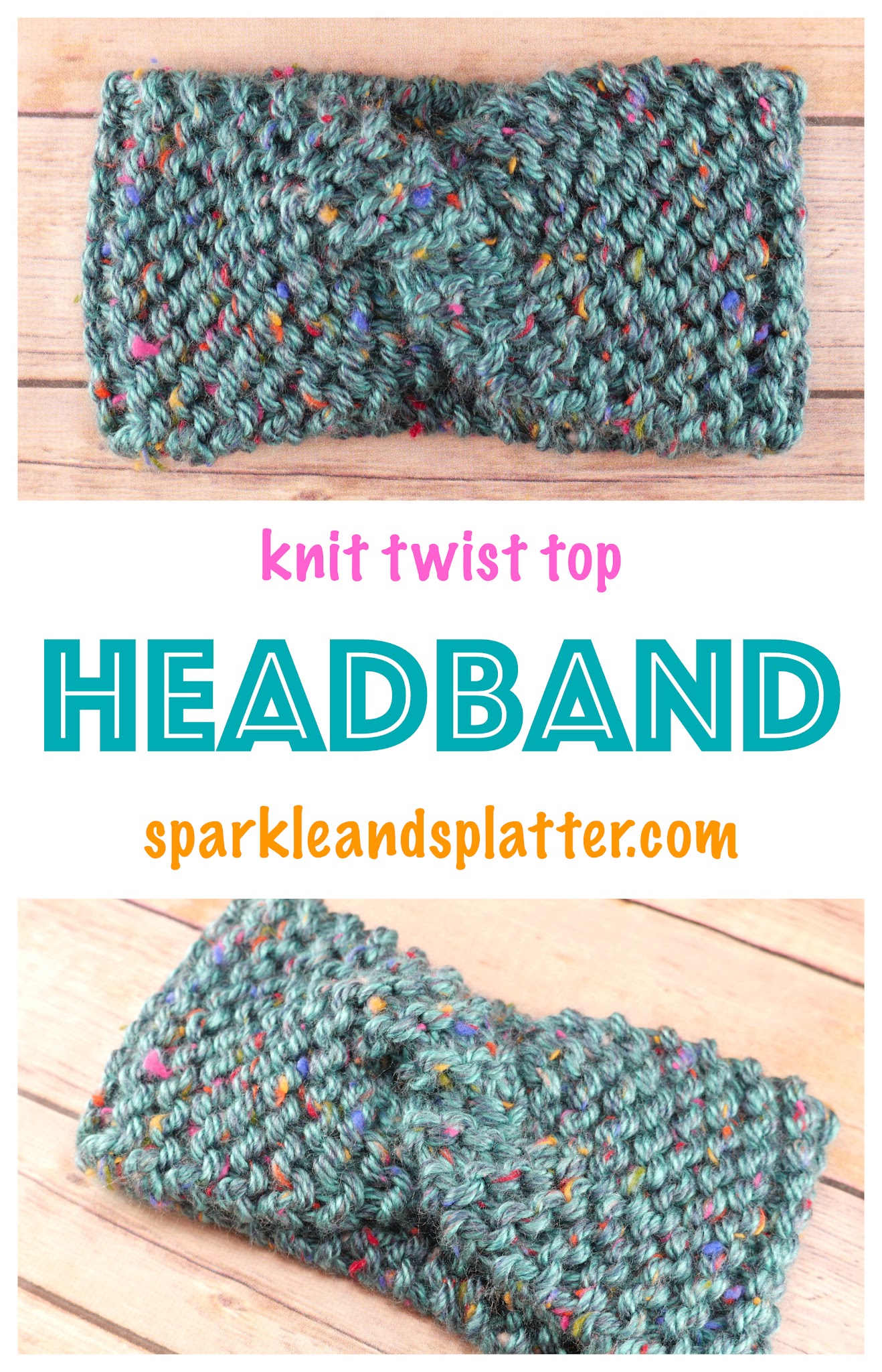 Knit Twist Top Headband