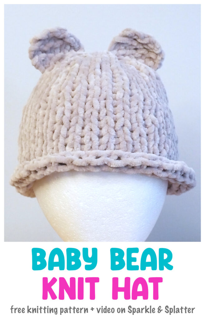 Baby Bear Knit Hat