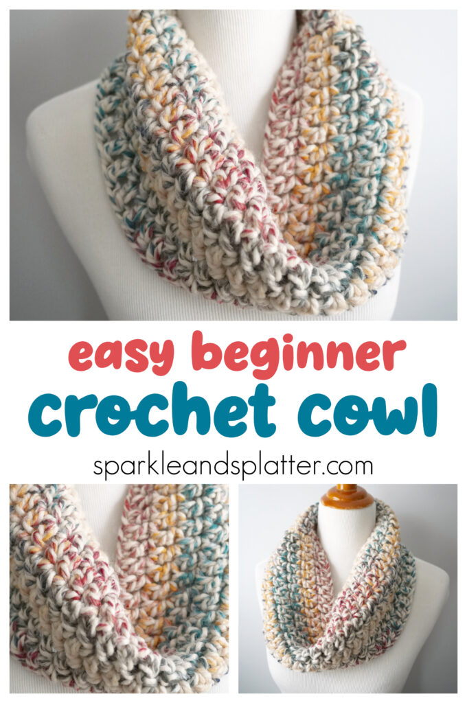Beginner Friendly Crochet Cowl